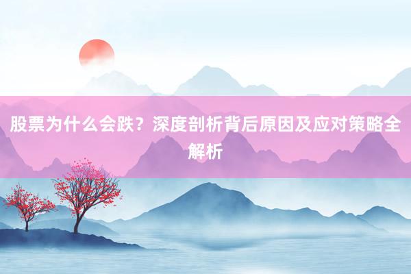 股票为什么会跌？深度剖析背后原因及应对策略全解析